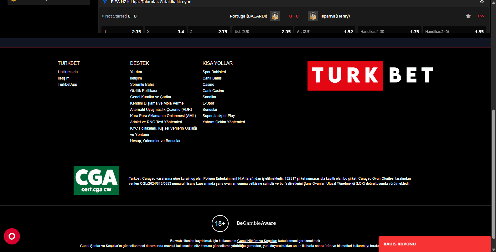 Turkbet At Yarışı